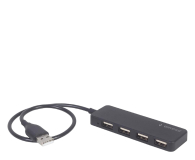 Gembird HUB USB 2.0 4-porty, czarny - 1351745 - zdjęcie 2
